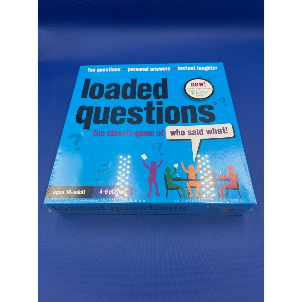 Loaded Questions Board Game All Things Equal Who Said What Party Game New Sealed